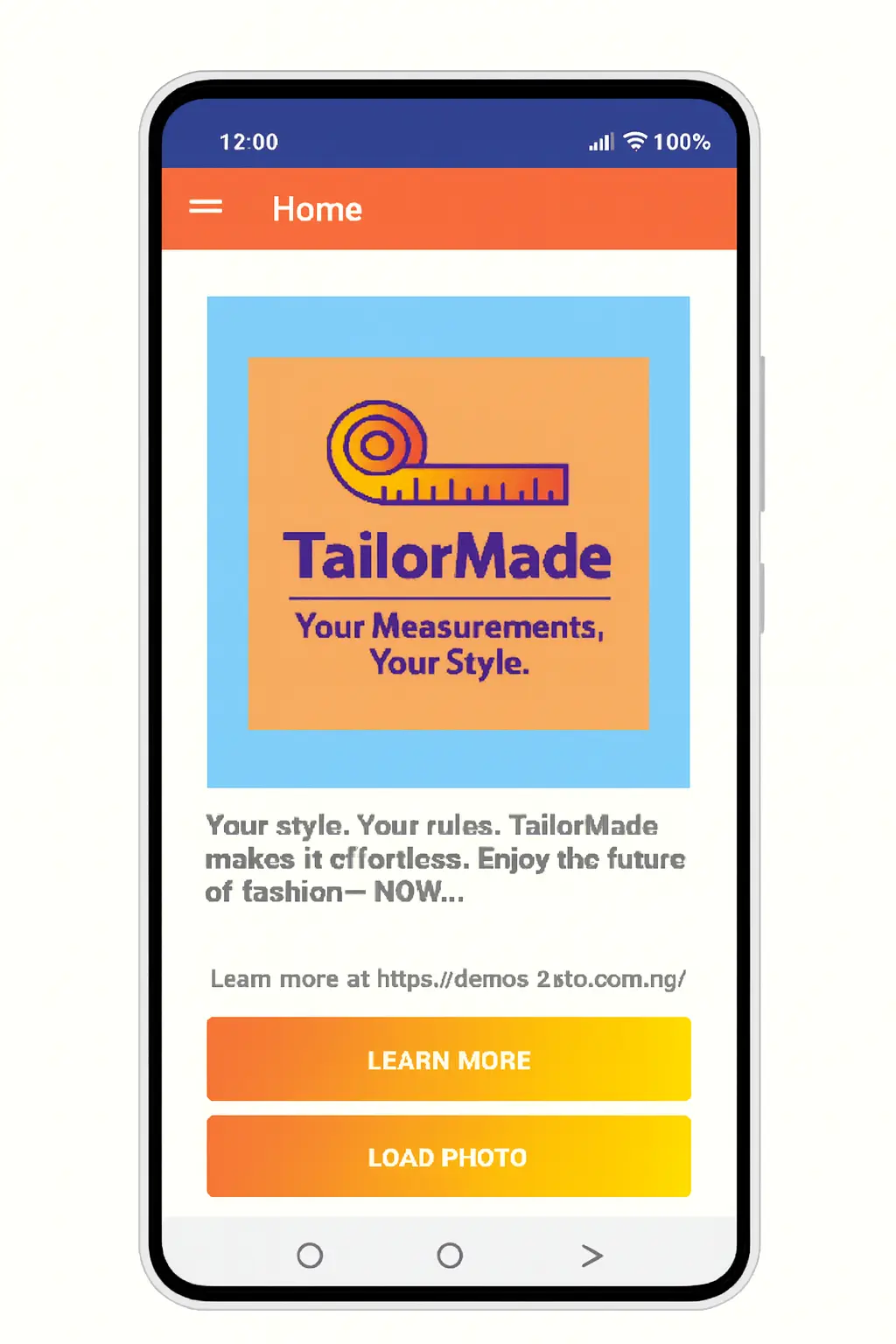 TailorMade Smart App interface